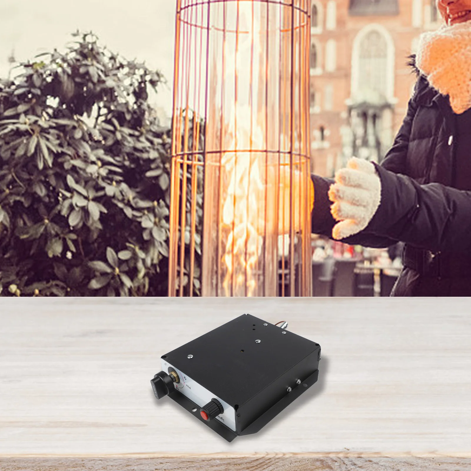 Control Assembly Control Box Heater Replacement Kit 3 8 Inch Male Flare Metal Burner Assembly 47000 BTU Heat Output