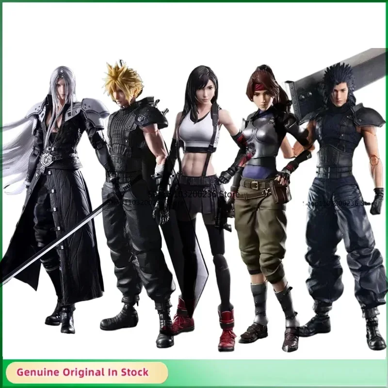 

Original SQUARE ENIX PLAY ARTS Final Fantasy VII Zack Fair Cloud Strife Tifa Jessie Rasberry Sephiroth Action Figure Collection