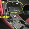 LHD Carbon Fiber Car Accessories Console Gear Shift Panel Cover For Lexus RC200t RC300 RC350 RC F SPORT 2015-2018 Pre-facelift