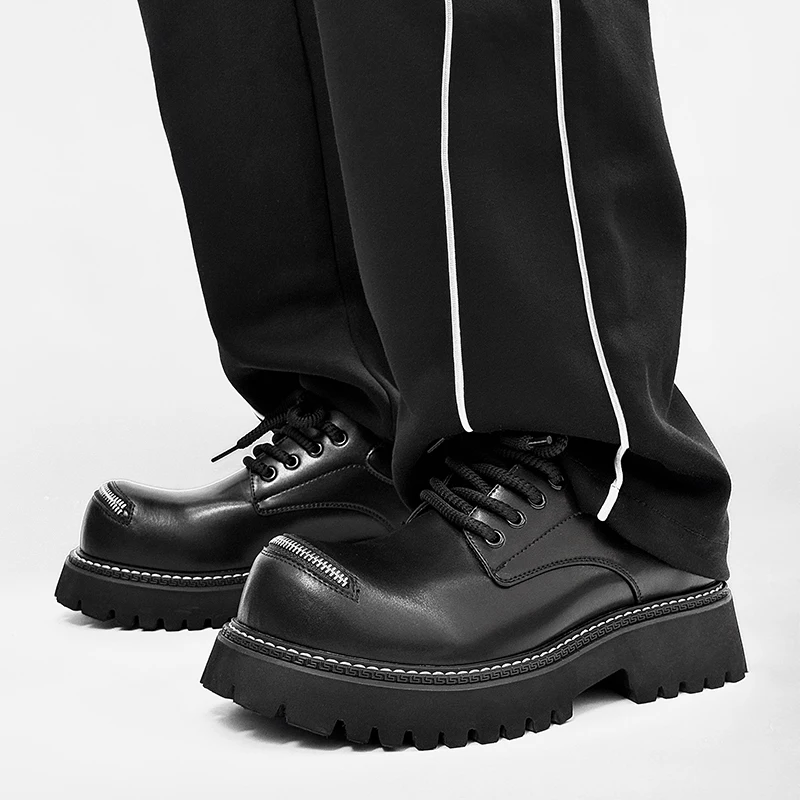 Brand Men Shoes High Quality Soft Leather Men's Casual Shoes Slip on Comfort Business Man Flats Shoes Outdoor Men Work Shoe
