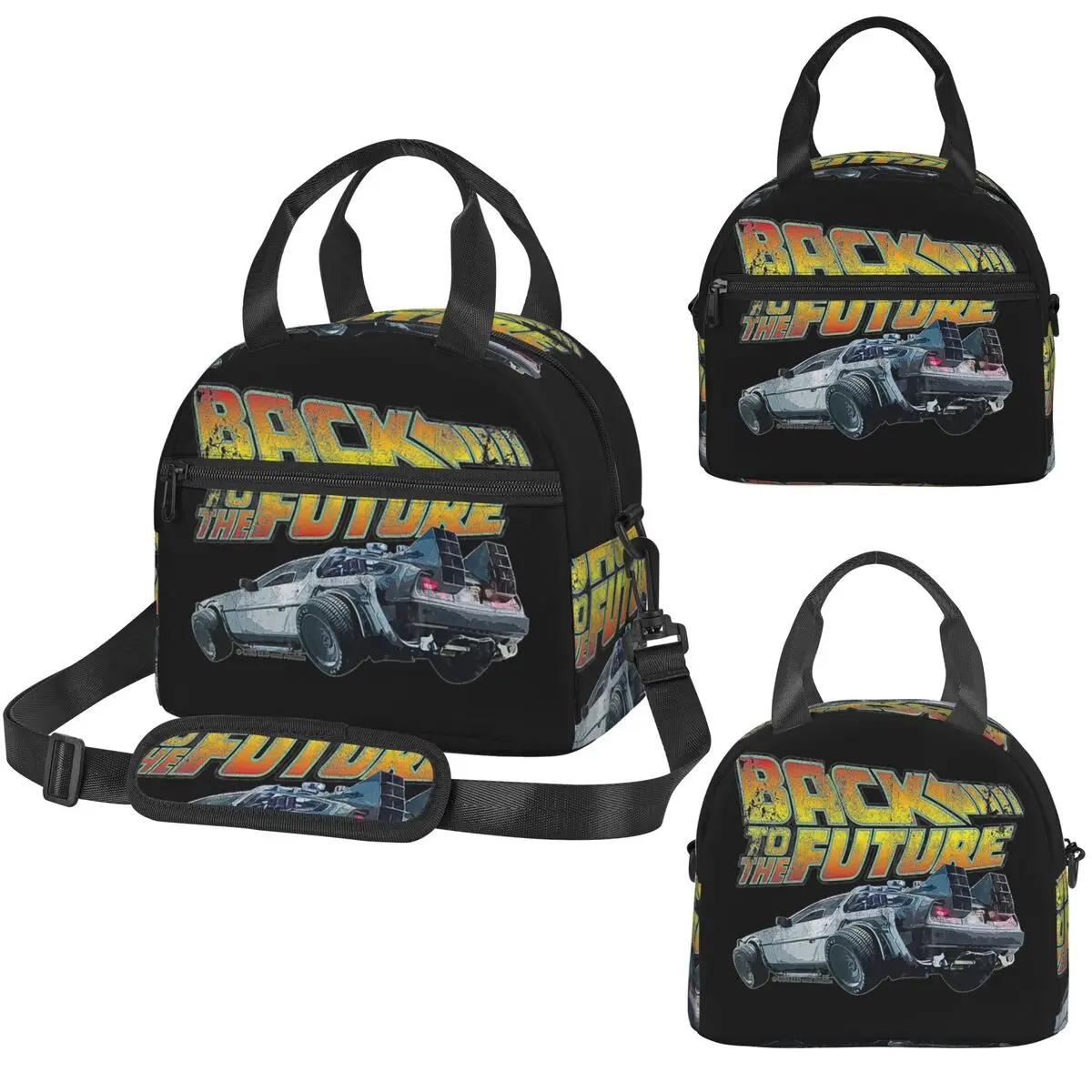 

Термосумка для обедов Back To The Future для женщин, офисная термосумка-холодильник, герметичная сумка-тоут для обедов