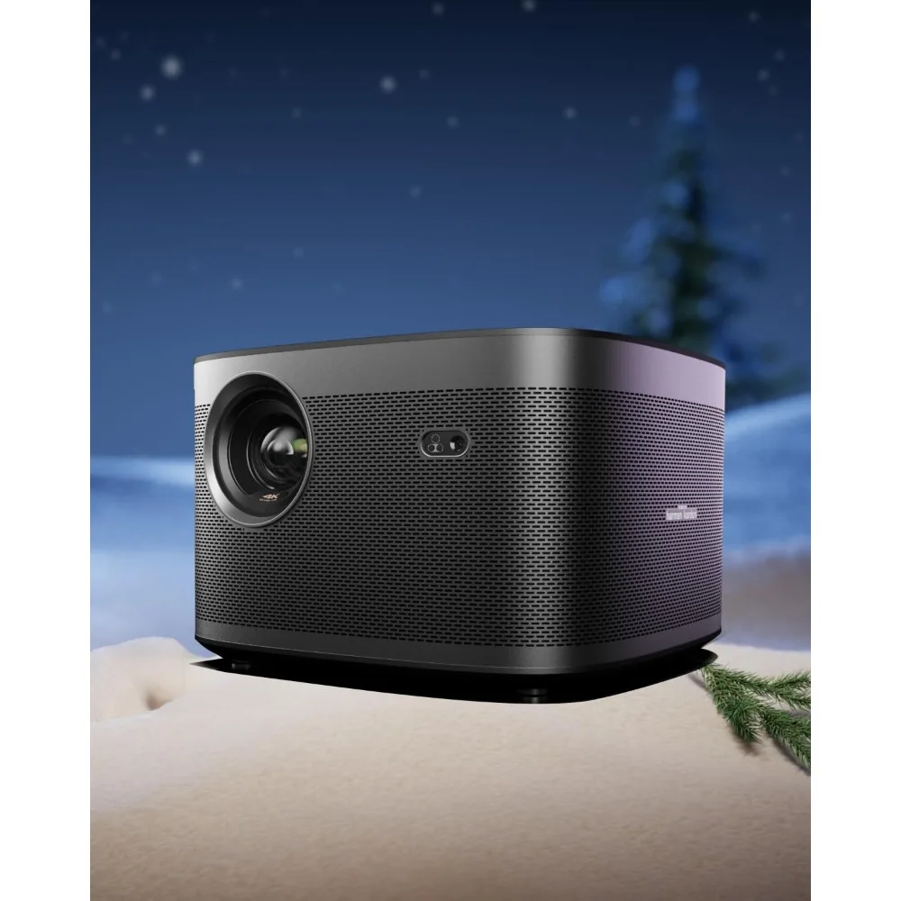 4K Projector,TV 10.0 Movie Projector with Integrated Speakers, Auto Keystone Screen Adaption Home Theater Projector