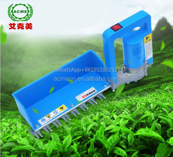 Tea Garden Use Hand Hold Gasoline Harvesting Machine Trencher Machine Trolley Wali Mini Tea Picking Machine 2 in 1 2 Stroke