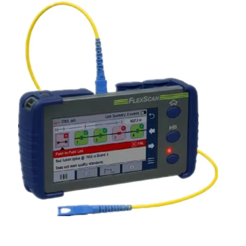 Fast, accurate fiber test US NOYES FlexScan FS200 OTDR with SmartAuto and LinkMap multi- functions mini OTDR