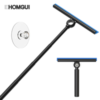 EHOMGUI Telescopic Shower Squeegee for Glass Door Wiper Scraper Cleaner Bathroom Mirror Wiper Scraper Glass Cleaning