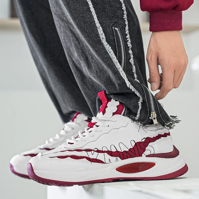 أحذية Agan الرجالية الجديدة للخريف - أحذية رياضية أنيقة كاجوال خفيفة الوزن قابلة للتنفس ومضادة للانزلاق ومقاومة للاهتراء #2