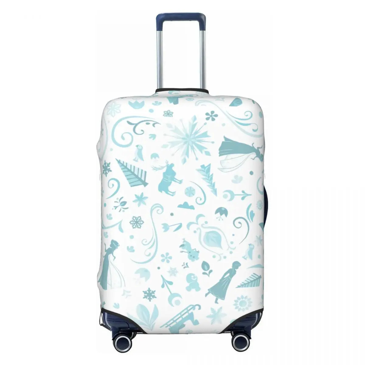 

Custom Frozen Elsa Luggage Cover Protector Funny Travel Suitcase Protective Cover for 18-32 Inch