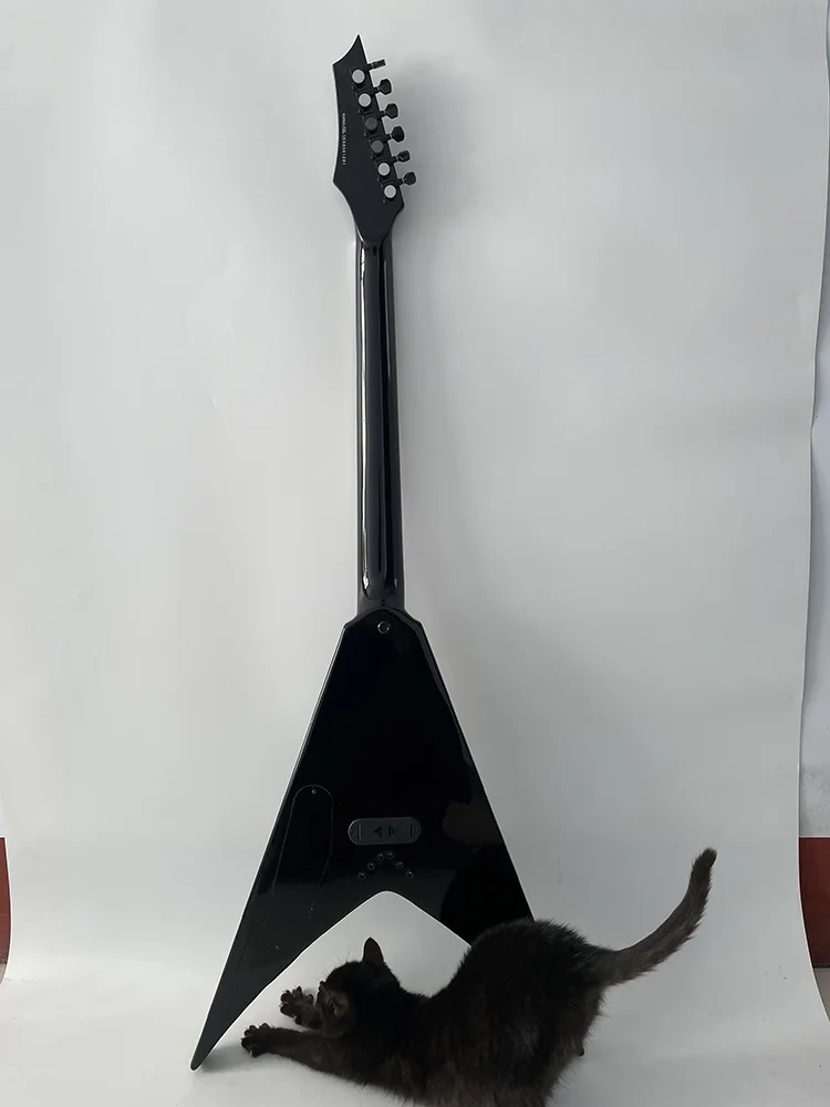 รูป V Dovetail Flying กีตาร์ไฟฟ้า,Rosewood Fingerboard,Active Pickup,กีตาร์คุณภาพสูง,ในสต็อก,Fast Shipping
