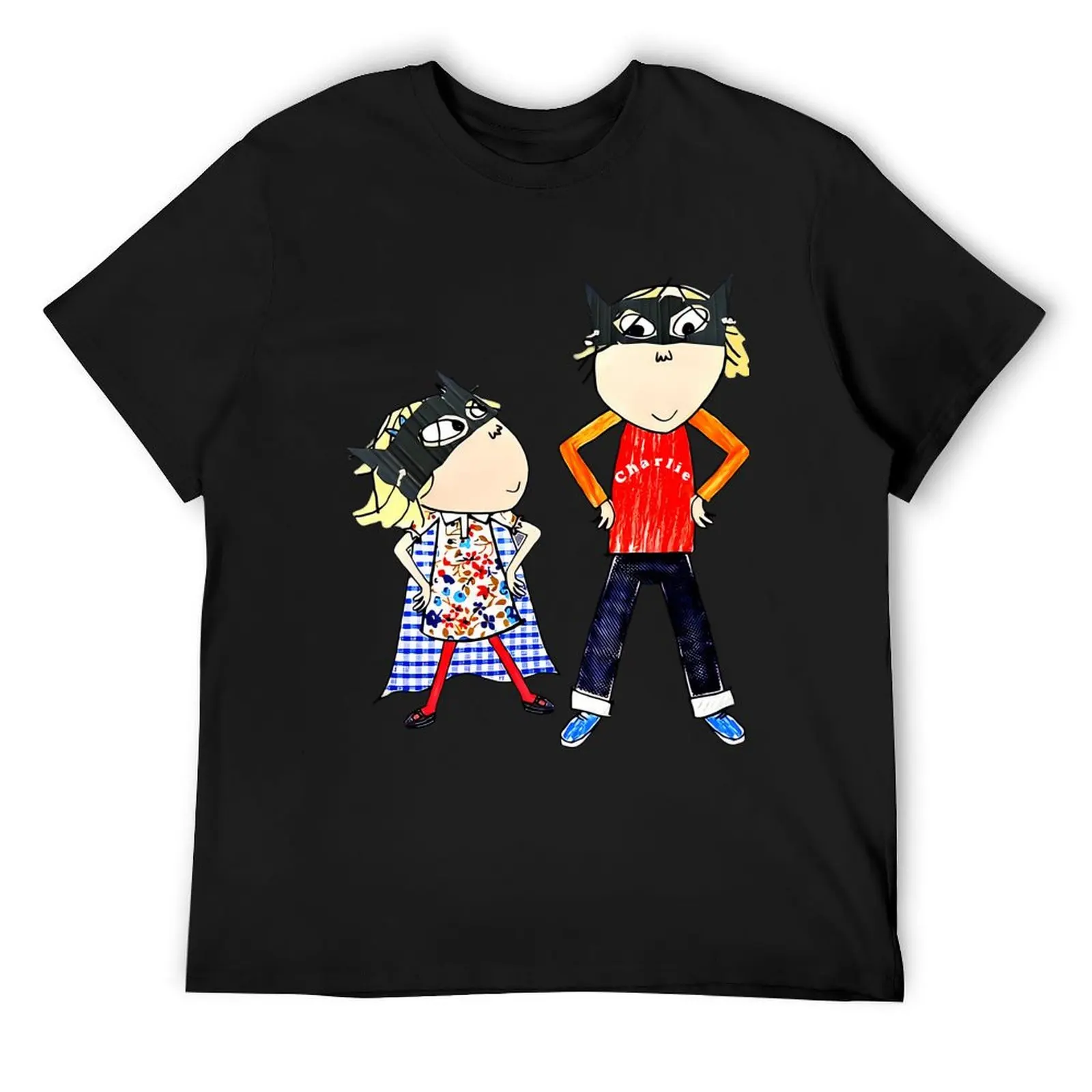 

Charlie Fictional Children- Charlie brother T-Shirt blanks for a boy sublime T-shirts man T-shirts for men cotton