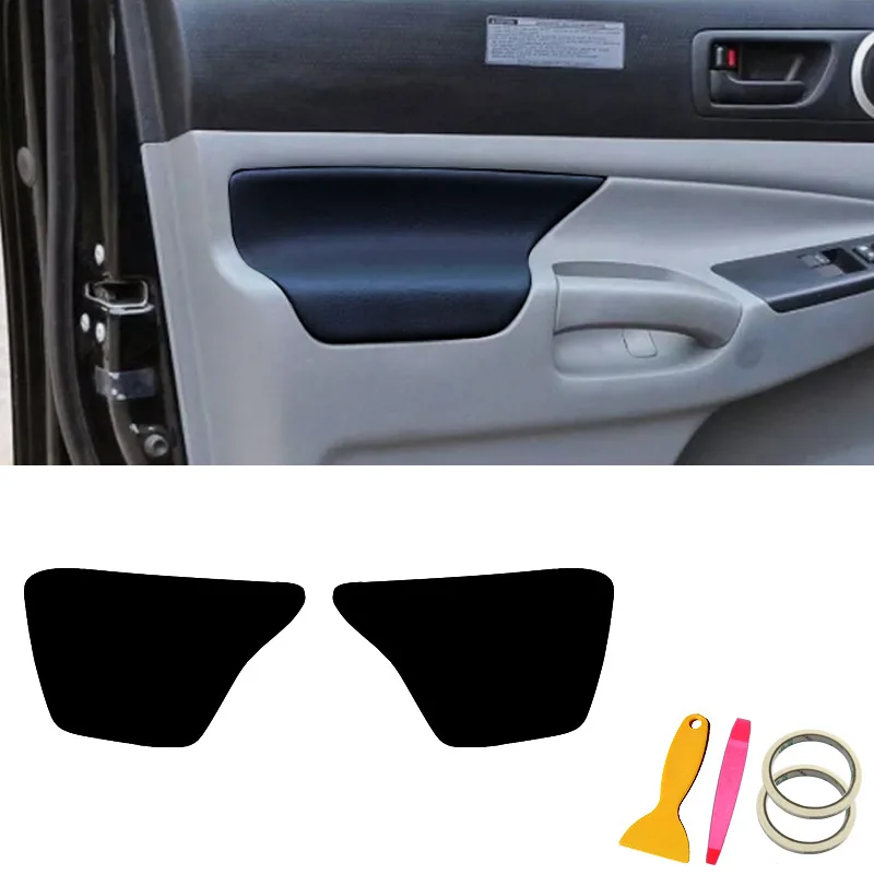 

Door Panel Handle Leather Fit 2005-2015 Toyota Tacoma Door handle cover OEM Look & Fitment Waterproof