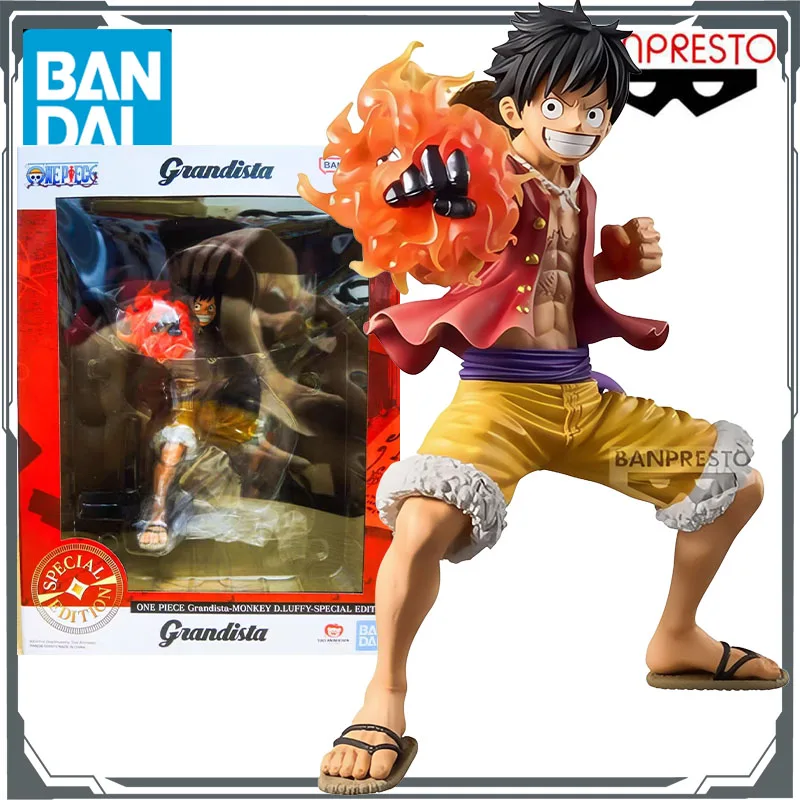 

Bandai Original One Piece Monkey·D·Luffy Special Edition аниме фигурки игрушки для мальчиков Рождественский подарок Коллекционная модель