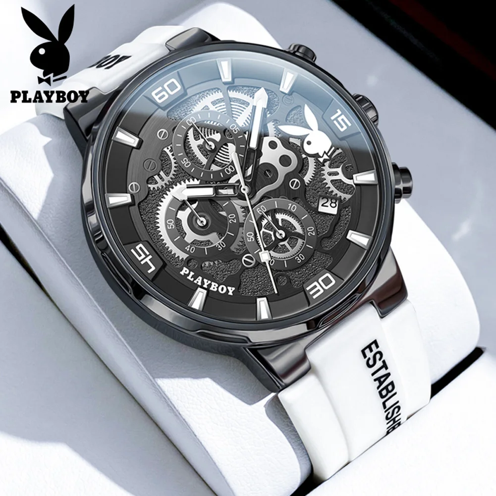 PLAYBOY 3063 Men's Quartz Watch, Stylish Design