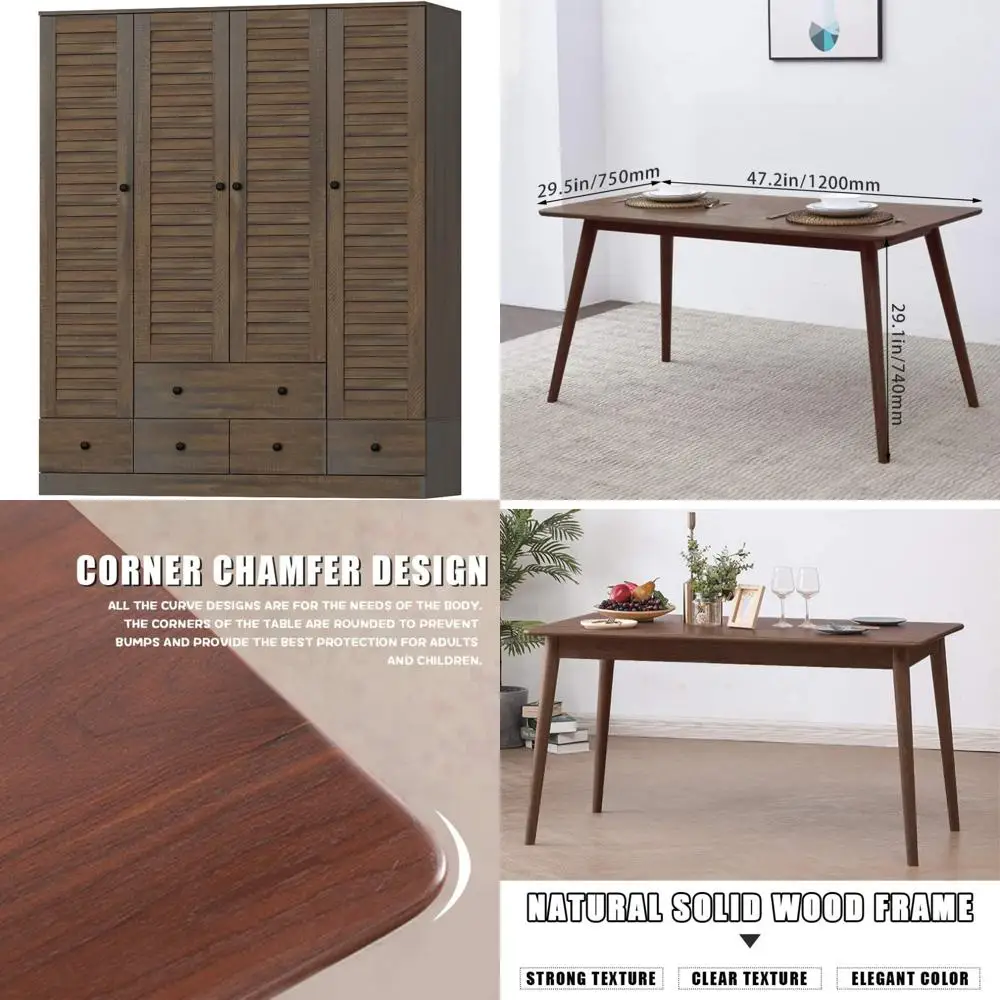 

Компактный современный обеденный стол для небольших кухонных помещений | Стильная мебель для дома | Идеально подходит для небольших столовых | Гладкий и космический-S