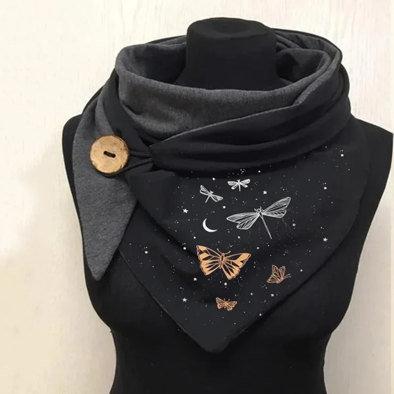 Animal Paw Casual 3D Printed Scarf And Shawl for Women