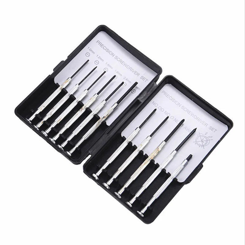 Imagem -05 - Professional Precision Screwdriver Grupo Mini Jóias Relógios Óculos Relógio Jóias Celular Reparos Faça Você Mesmo Tool Kit 11 Pcs