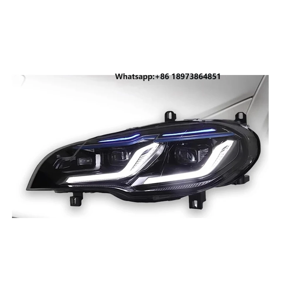 

Car Headlights for X5 E70 Headlights 2007-2013 E70 LED Blue Style DRL Signal Lamp Hid Automotive Accessories