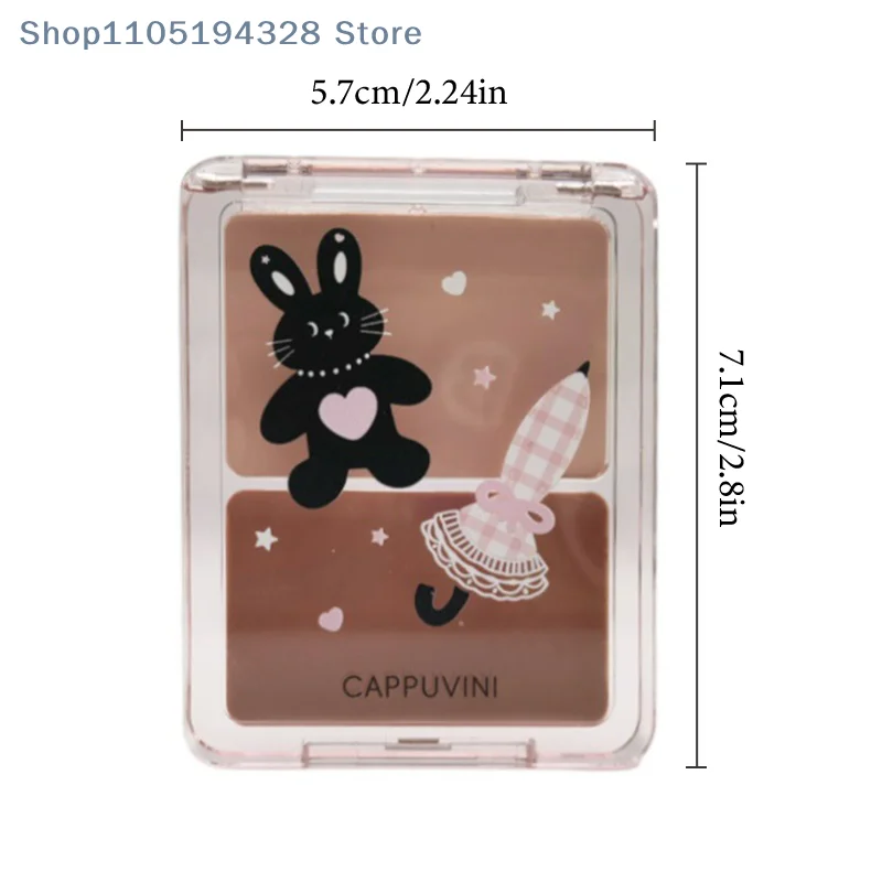 [MP]Cappuvini Water Shining Cheek Blush Highlighter Cream High Gloss Glitter Rouge Natural Brighten Face Contouring Blush Makeup