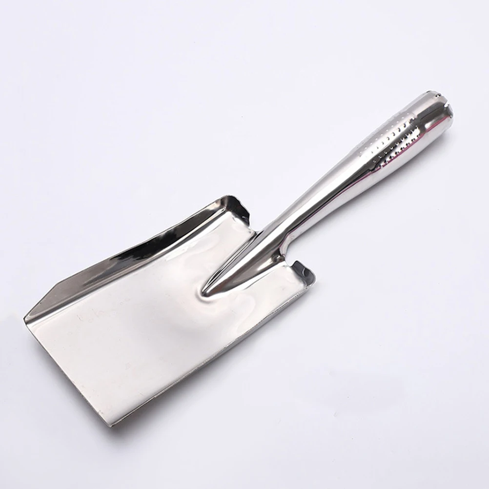 

2Pcs Stainless Steel Garden Shovel Tool Kit Lightweight Ergonomic Handle Smooth Surface Ideal for Digging Transplanting