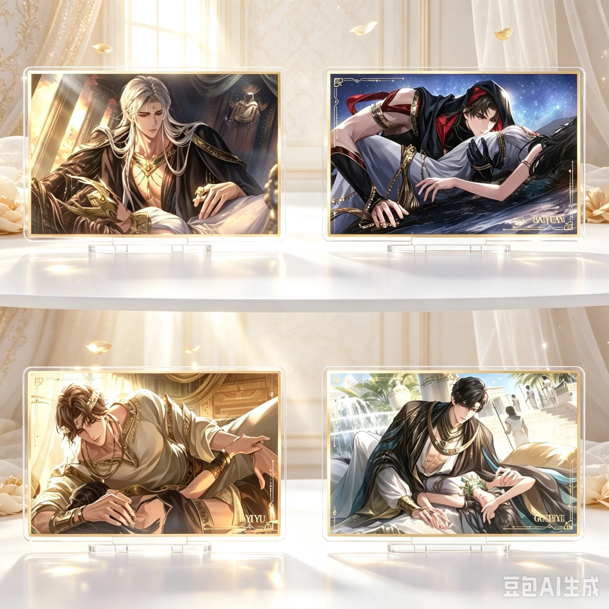 HOT 15cm Anime Beyond The World Acrylic Stand Model Bookshelf Decoration High Definition Images Bookshelf Decoration Keychain