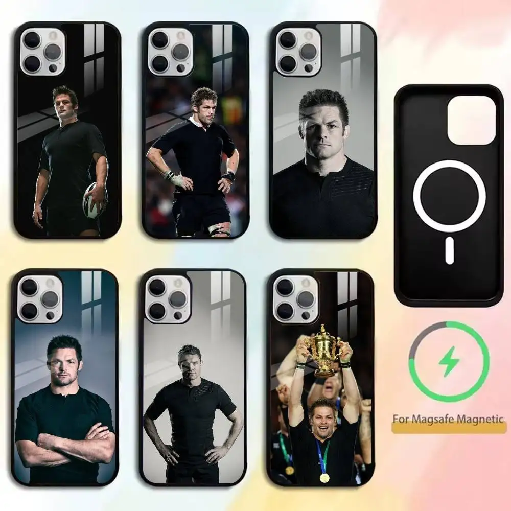 

Sport-Rugby-R-Richie McCaw Phone Case For iPhone17,16,15,14,13,12,11 Plus,Pro Magnetic with Magsafe Wireless Charging