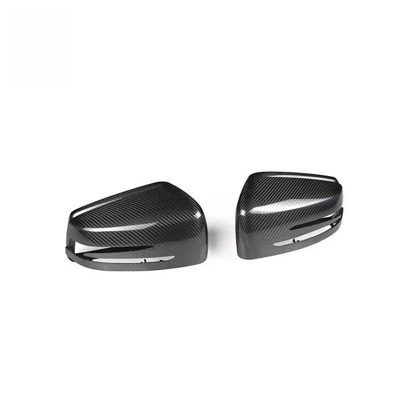 Car Side Mirror Fit for benzs C Class W204 OEM Style Dry Carbon Fiber Mirror Cover (H-048) Rear View Mirror