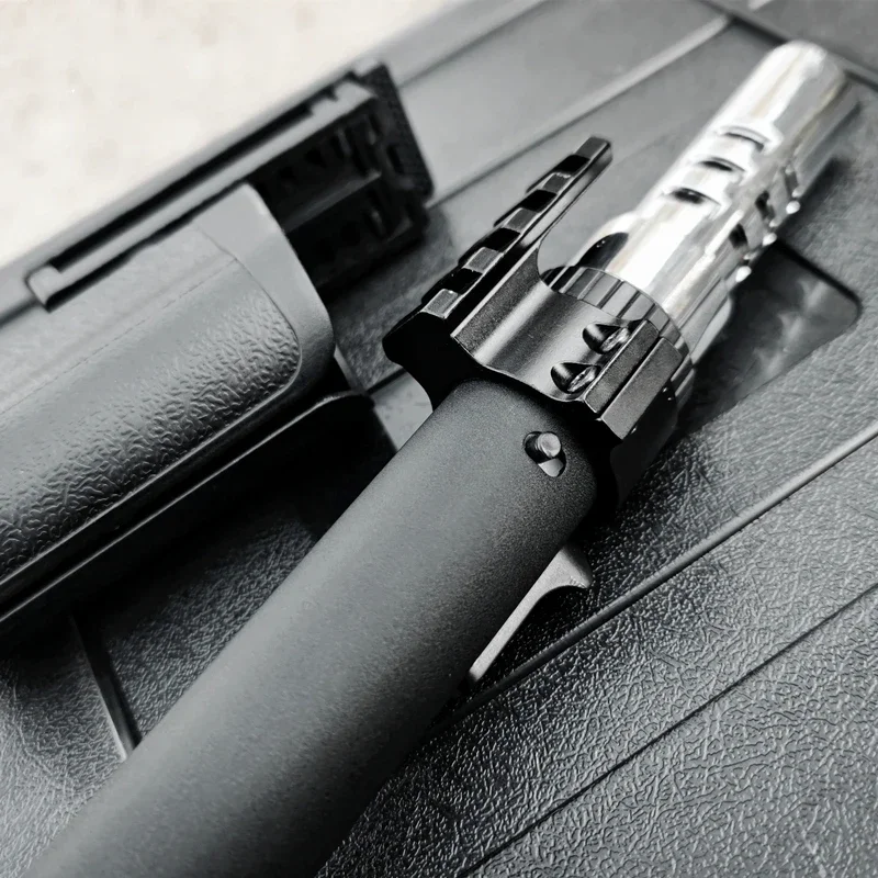 1PC Outdoor Tactical Windproof BBQ Camping Metal Butane Torch High Capacity Blowtorch Gas Lighter Tools