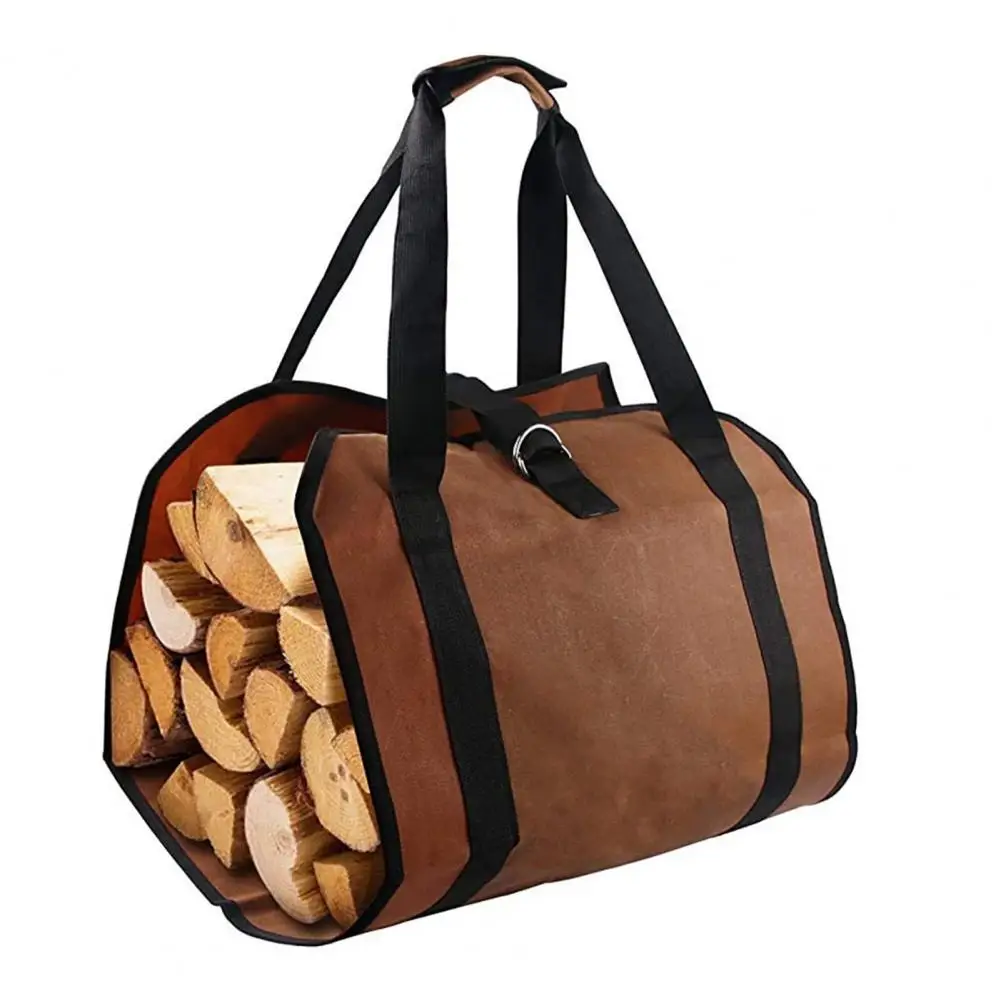 Log Carrier Handbag Portable Firewood Organizer Capacity Waterproof Firewood Carrier Bag for Fireplace for Outdoor for Supplies