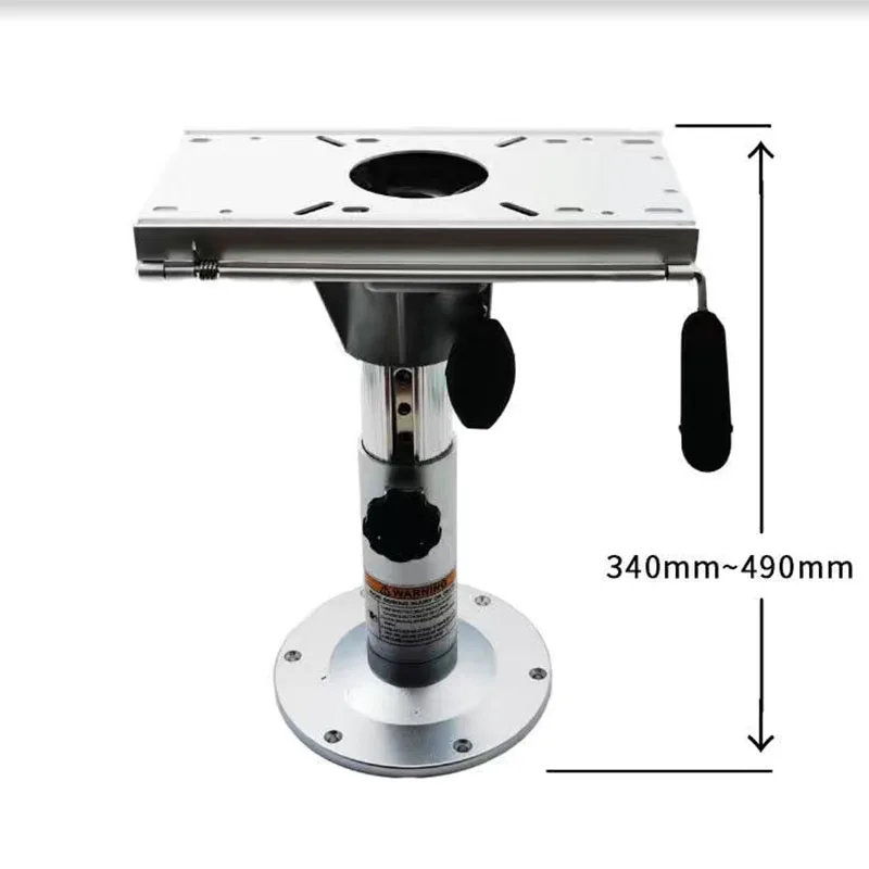 BestAdjustable Height Aluminum Alloy Boat Seat Pedestal 13-19 Inch for Fishing Boats, Assault Boats, Rubber Boats & Speed Boats