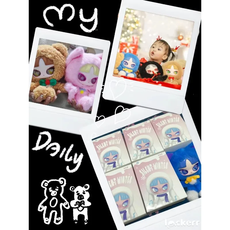 Nuova scatola cieca in peluche invernale INN-Silent, fatta a mano, per ufficio, ragazzo, bambola, decorazione, ragazze, carino, carta da appendere