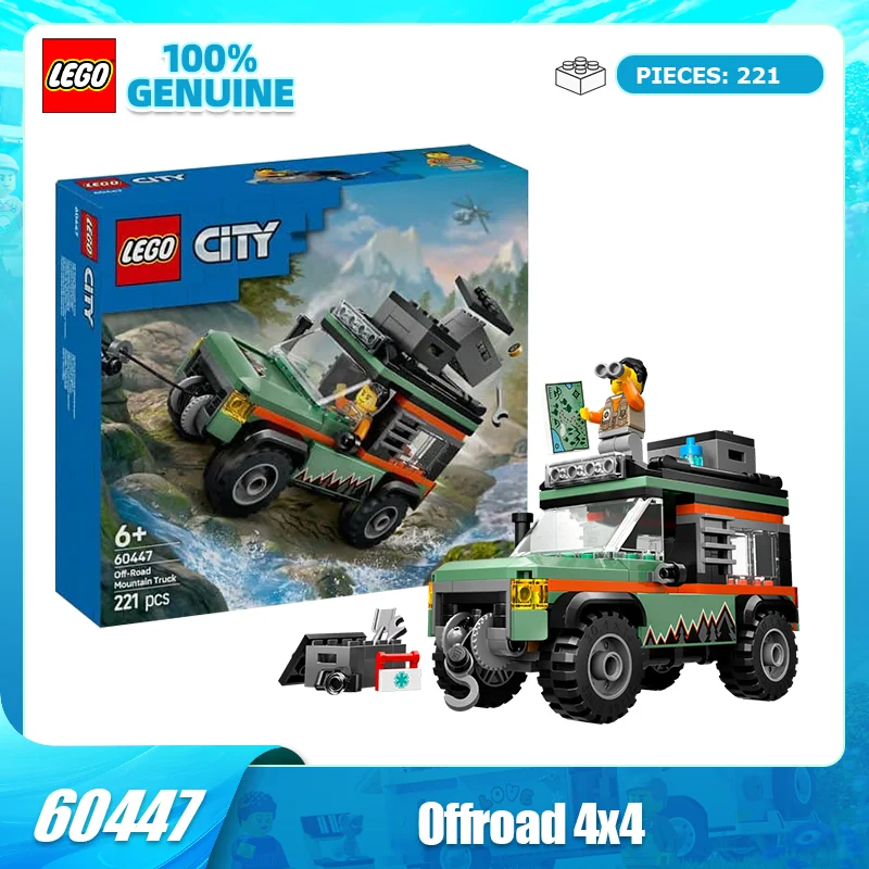 

Lego 60447 4x4 professional mountain off-road vehicle building blocks SUV building blocks car toys children's Christmas gifts
