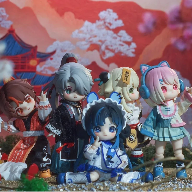 

In Stock Nagi Beast Different Color Yunxu Ji Mjd Series 1/12 Scale Bjd Articulated Doll Blind Box Cute Collectible Toy Gift Fans