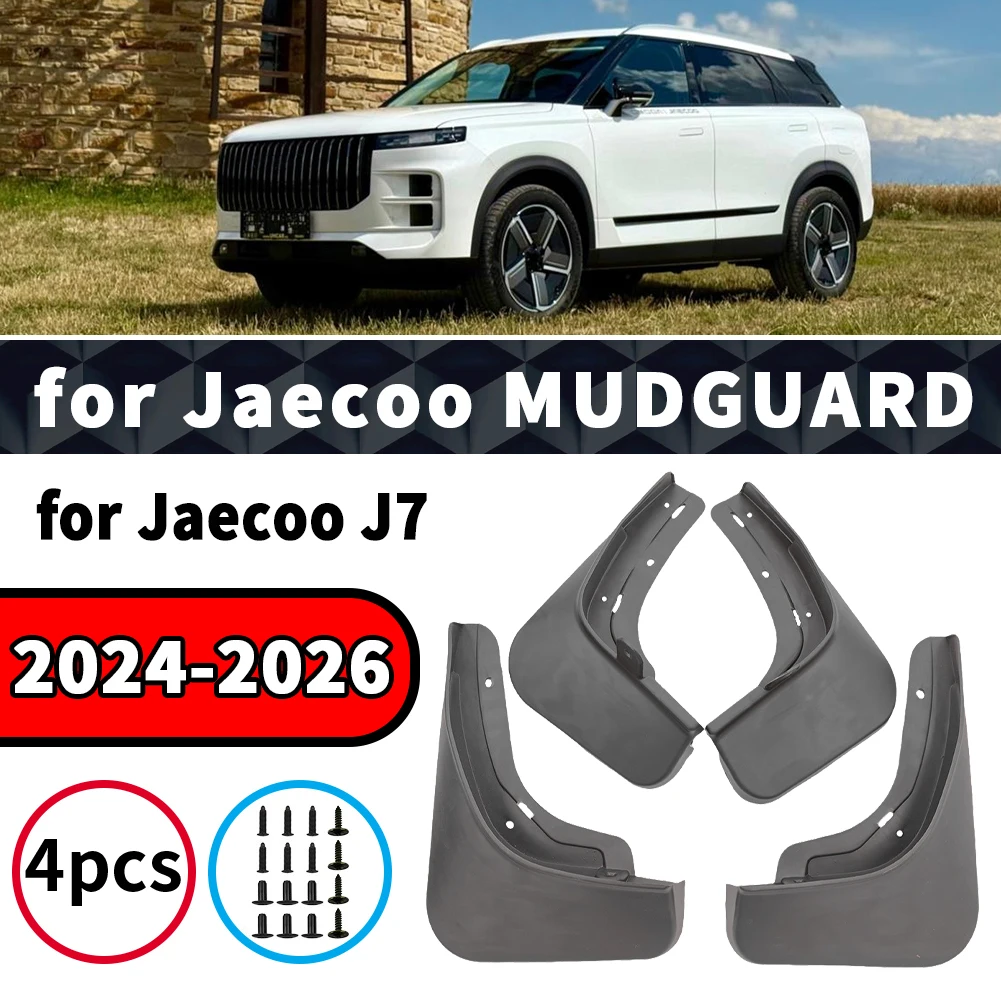 for Jaecoo J7 7 TJ-1 Urban Version 2024 2025 2026 Front Rear Wheel Mud Flaps Splash Guards Car Fender Mud Guard Accessories