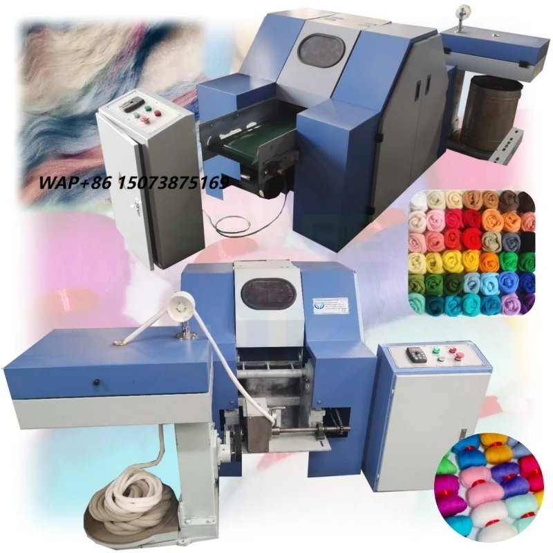 CNC Spinning Machine Carding Machine Lab Hemp Fiber Wool Carding Combing Machine High Productivity 15kg/h Capacity for