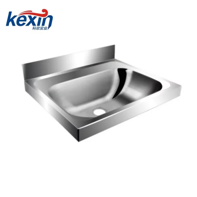 Factory Wholesale Modern Hotel Use Single Rectangular Kitchen Hand Wash Trough Easy Cleaning Wall Mounted 304 Stainless Steel