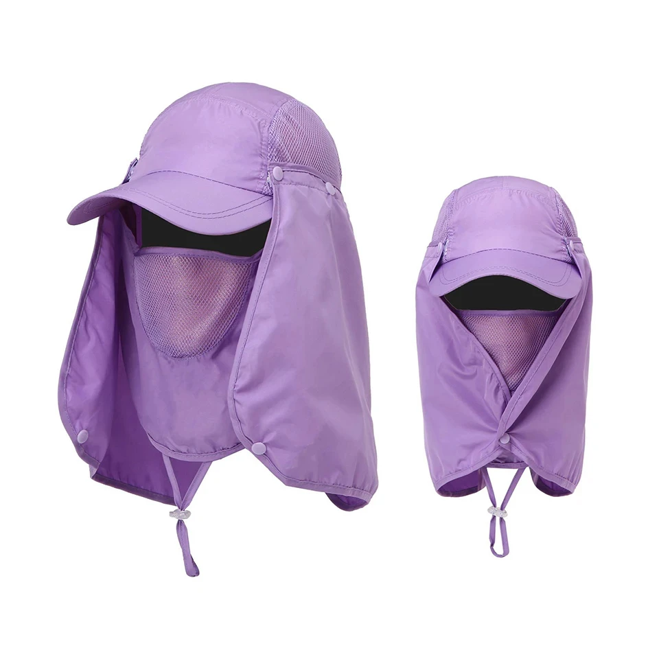 Hunting Camping Hiking Fishing Hats Outdoor UV protection Sun Protection Breathable Caps Full Head Quick-dry Headwear Men Women