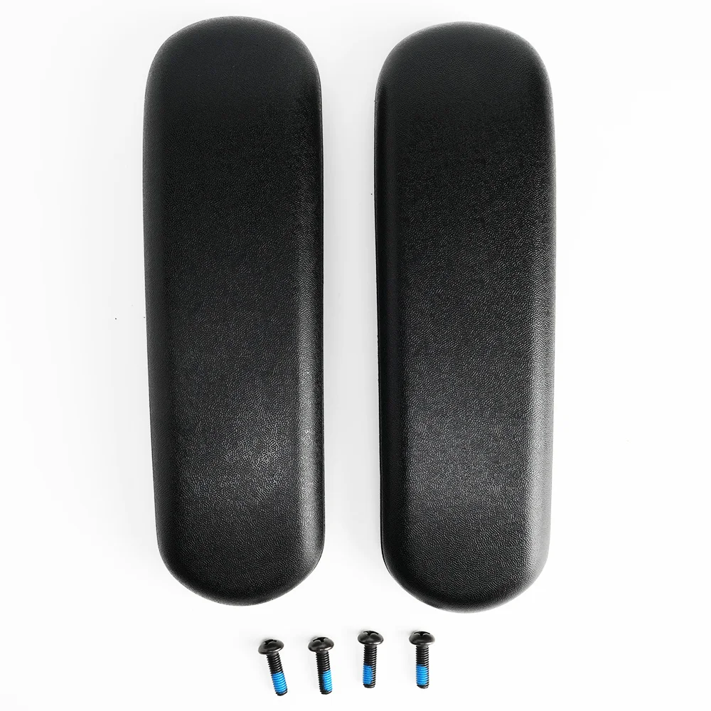 1 Pair PU Leather Office Home Computer Chair Replacement Pressure Relief Arm Pads Caps Univeral 4