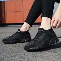 Training Exercise Leisure Most Popular Style Sneakersy With Big Soles Sock Shoes Goth Men's Work Shoes With Rubber Sole Tennis