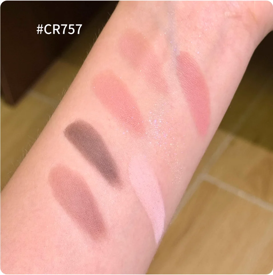 พาเลทอายแชโดว์คัลเลอร์โรส 7 สีเนื้อแมท ซาติน ชิมเมอร์ แต่งหน้าสีสันสดใส เครื่องสำอาง
