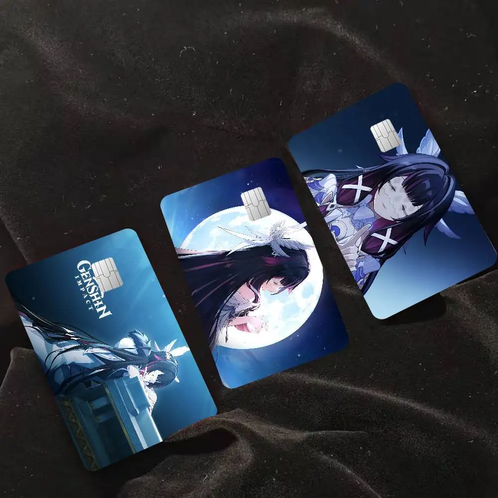 Popular C-Columbia G-Genshin I-Impact Anime Spend or Save Funny Shell On Off Ultra Thin No Fade Sticker Skin Cover Film