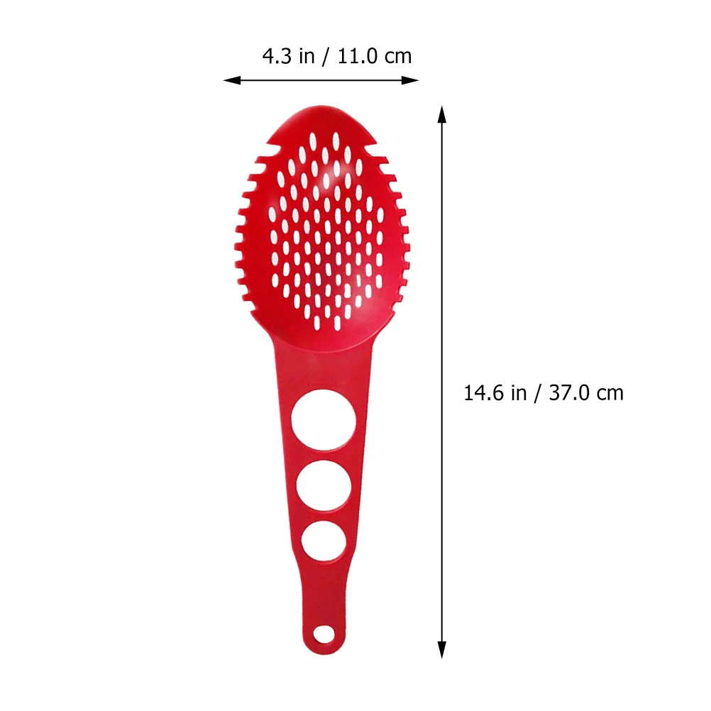 

Portable Spaghetti Spoon Noodle Kitchenware Noodel Ladle Pa66 Nylon Food Grade High Temperature Easy Clean Lightweight
