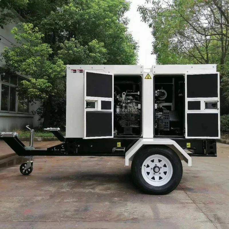 Cheap Price Generator Set Reliable Silent Diesel Generator 20 Kw Generator Set Electro Galvanised Enclosure and Mobile Trailer