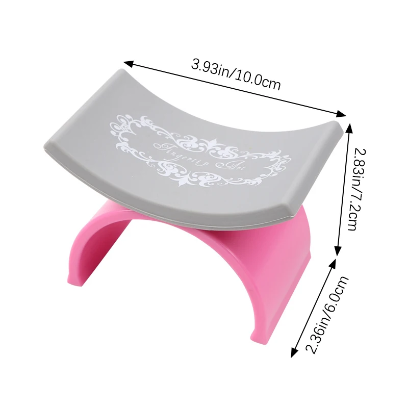 U Shape Nail Art Hand Pillows Cushion Holder Table Arm Rest Cushion Silicone Table Nail Wrist Support Pad Special For Manicure