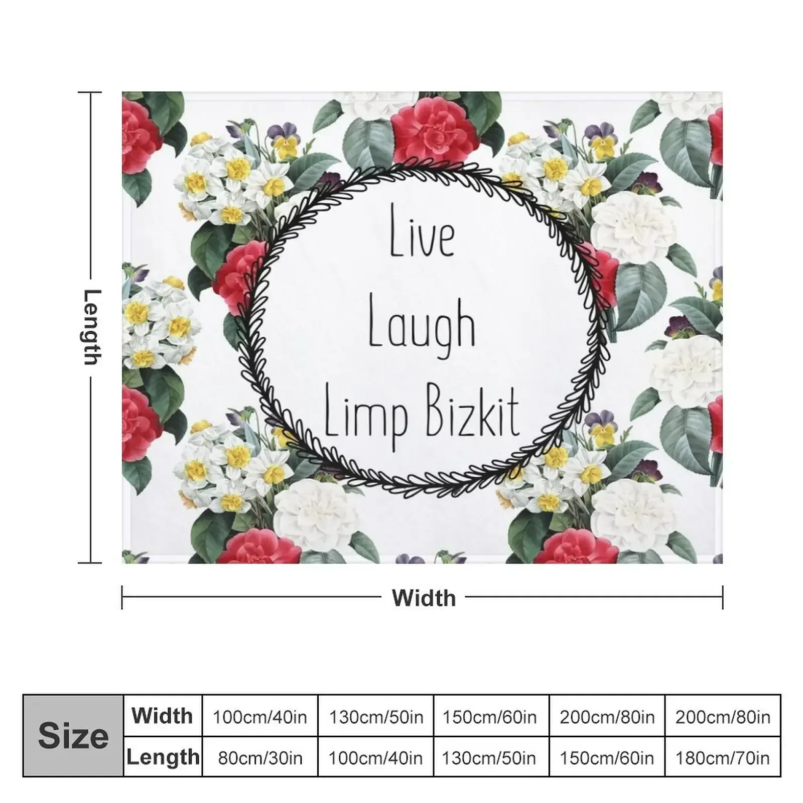 Live Laugh Limp Bizkit Throw Blanket for winter Soft Big For Sofa Thin Beautifuls Blankets