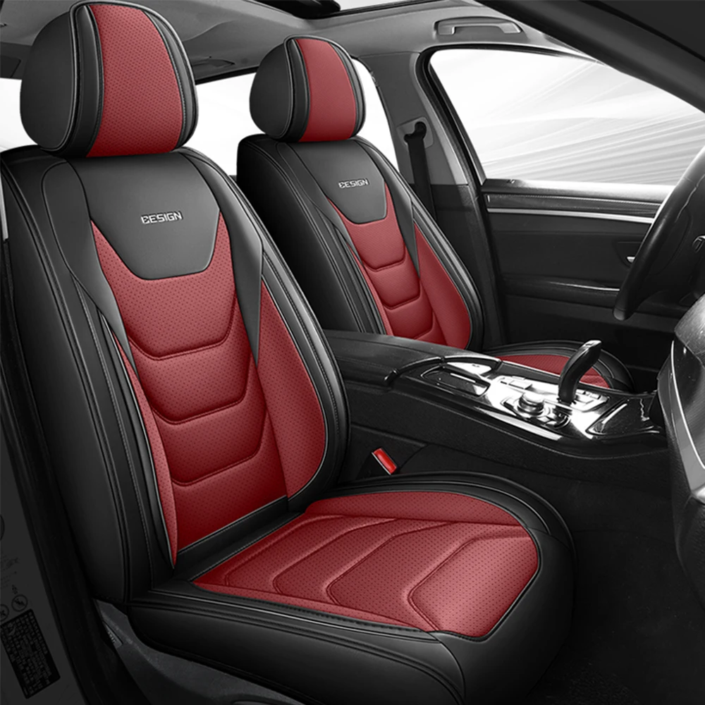 

Все включено чехол на сиденье, полностью кожаная подушка для автомобильного сиденья, чехол на сиденье водителя или чехол на сиденье пассажира, всесезонная универсальная накладка ﻿