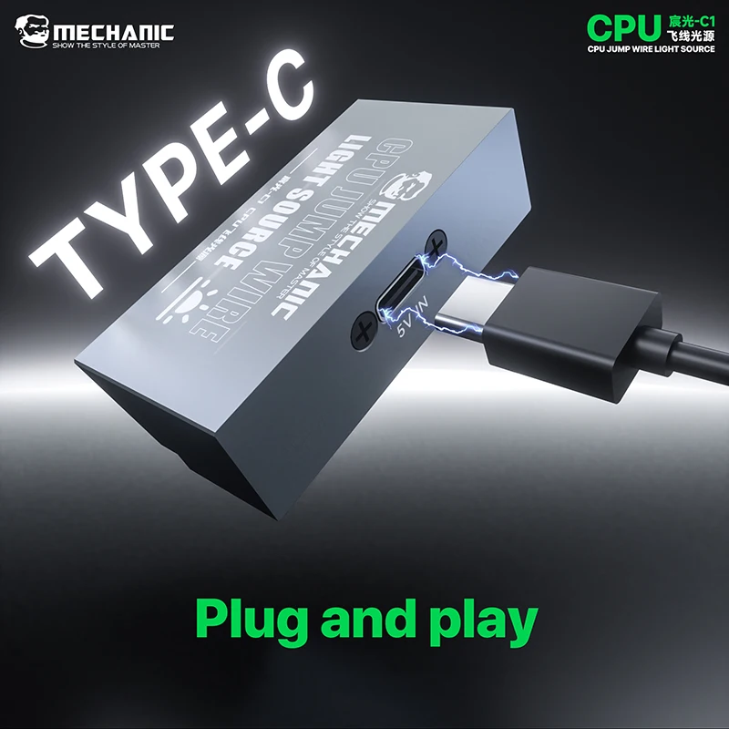 MECHANIC Chenguang-C1 CPU Jump Wire Light Source for Phone Motherboard CPU Flying Wire Soldering Repair Illumination Tool