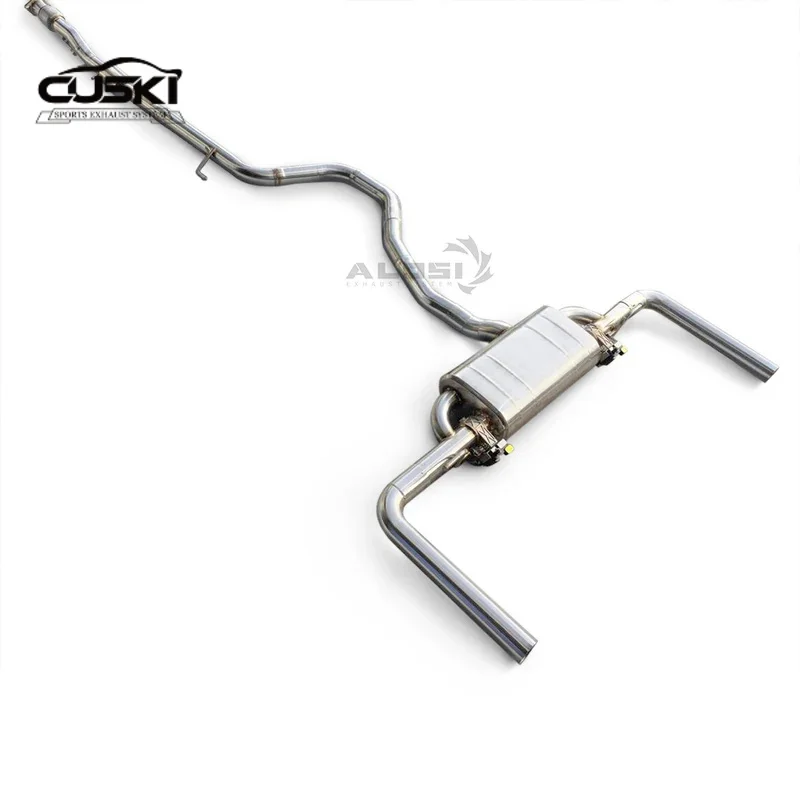 

Глушитель выхлопа подходит для Mercedes Benz CLA250 2.0T 2022-2024, аксессуары для выхлопной системы из нержавеющей стали