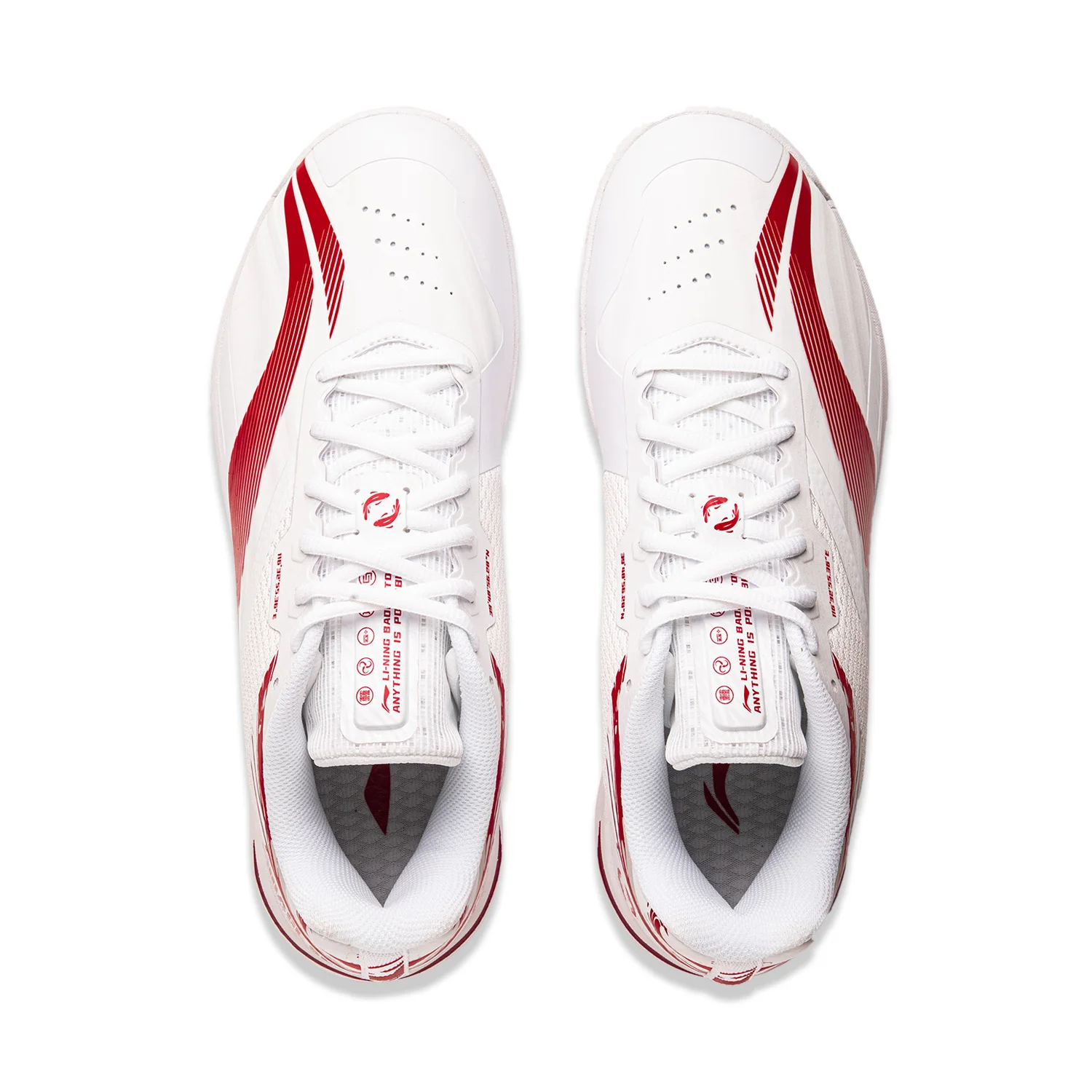 Li-Ning Unisex MIRAGE SE รองเท้าแบดมินตัน BOOM Shock Absorption Rebound สบายซับผู้ชายผู้หญิง Professional รองเท้าผ้าใบ AYZU021