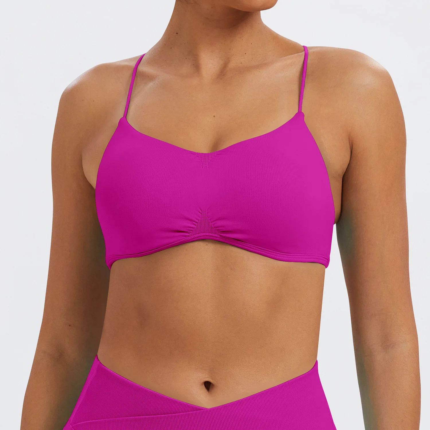 Women's Sexy Backless Yoga Tank Top Built-in Pads Quick Dry High Stretch for Gym Cycling Training