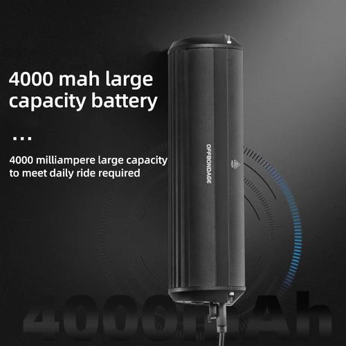 Imagen 2 del producto OFFBONDAGE-luz frontal para bicicleta, 2600 lúmenes, 8000mAh, linterna impermeable, carga USB, accesorios para lámpara de Ciclismo de Carretera MTB