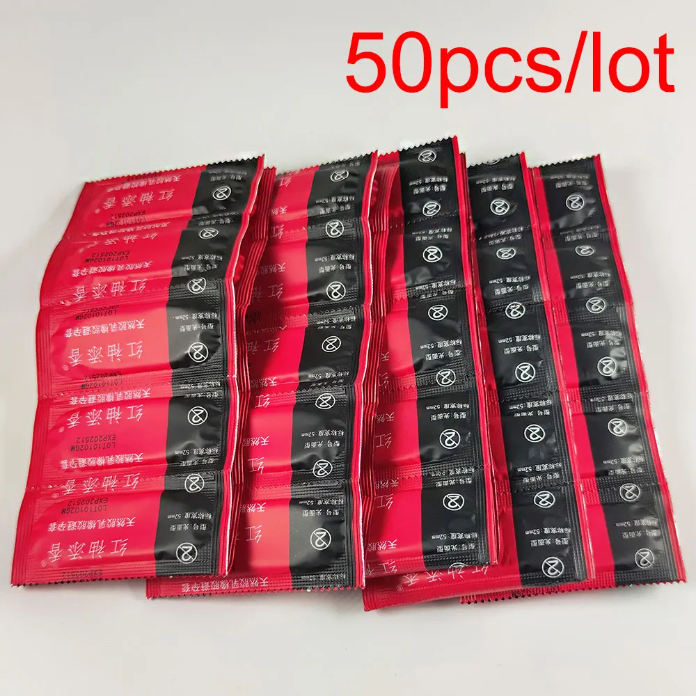 Yarun Condom 50pcs Condoms Natural Latex Rubber Sex Delay Ejaculation Safer Contraception Penis Sleeve Sex Toys for Men